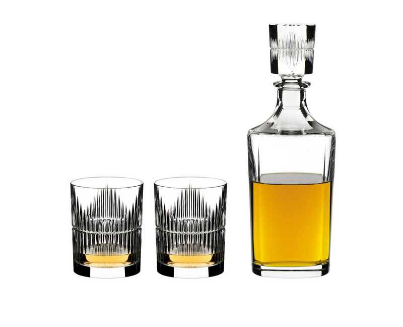 Riedel Whisky Set Shadows(02 Ly Tumbler + 01 Decanter) 
