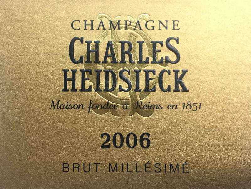 Rượu Sâm Panh Champagne Charles Heidsieck Brut Millésimé
