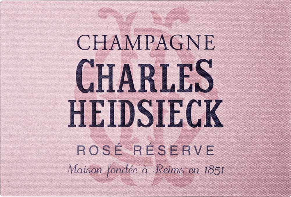 Champagne Charles Heidsieck Rosé Réserve (giftbox + 2 glasses)
