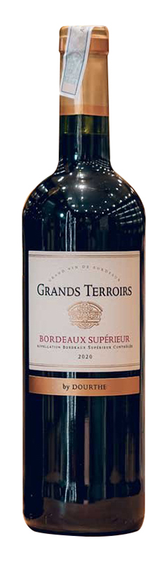 Rượu Vang Đỏ Grands Terroirs Bordeaux Supérieur 2020
