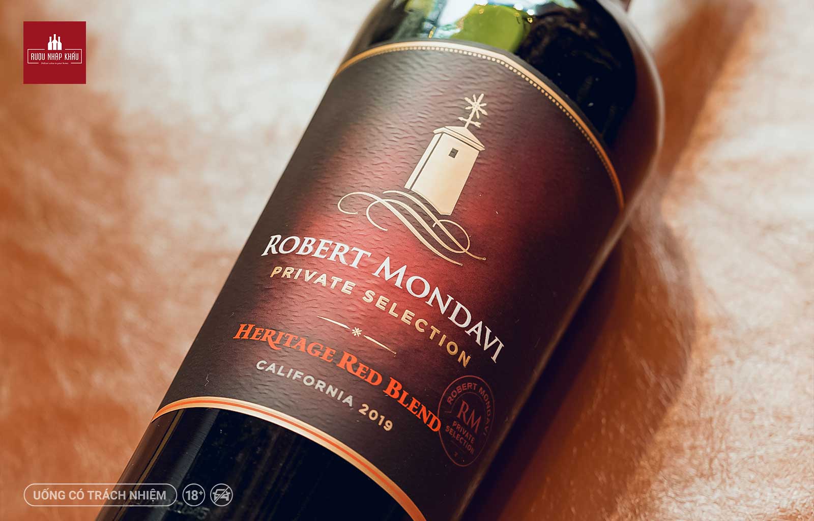 Hương vị rượu vang đỏ Robert Mondavi Private Selection Heritage Red Blend