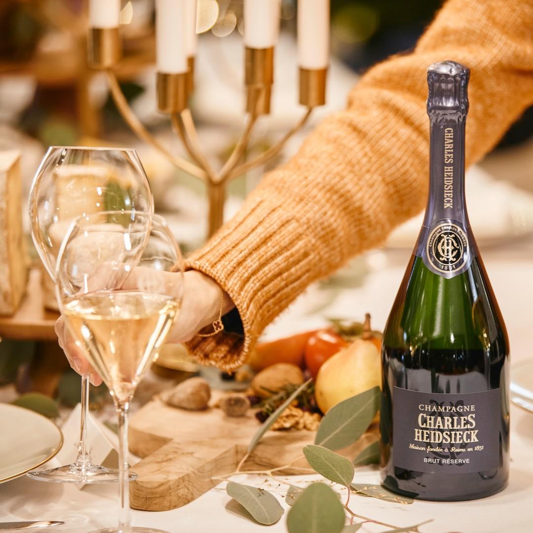 Champagne Charles Heidsieck- đẳng cấp champagne mùa lễ hội