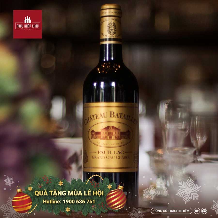 Rượu vang Chateau Batalley - sự lựa chọn hoàn hảo cho mùa lễ hội