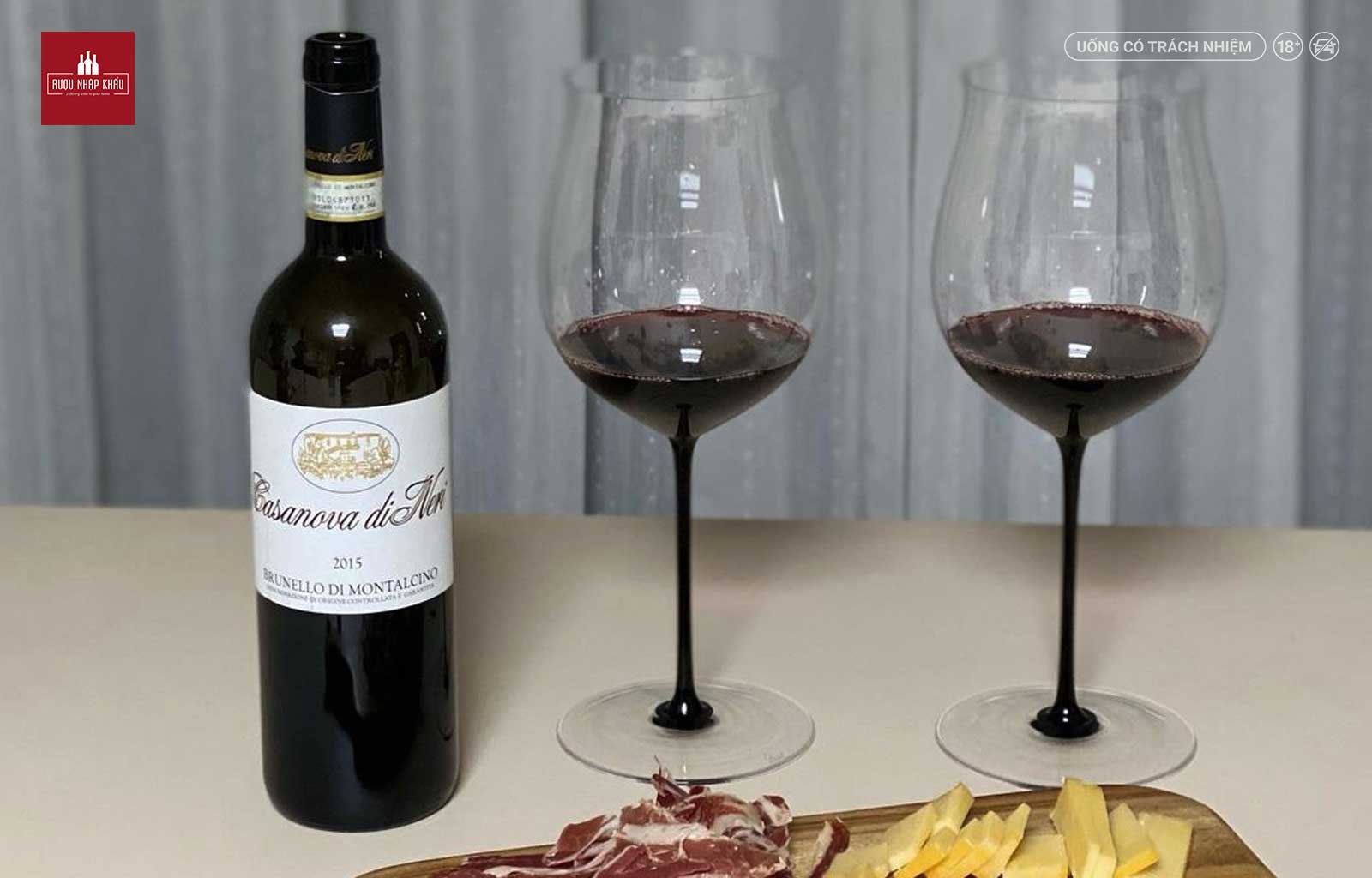 Cách bảo quản rượu vang đỏ Casanova di Neri Brunello Di Montalcino 1