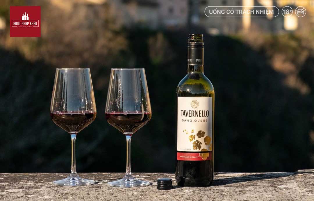 Địa chỉ cung cấp rượu vang Ý Tavernello Sangiovese Rubicone tại Hà Nội 2