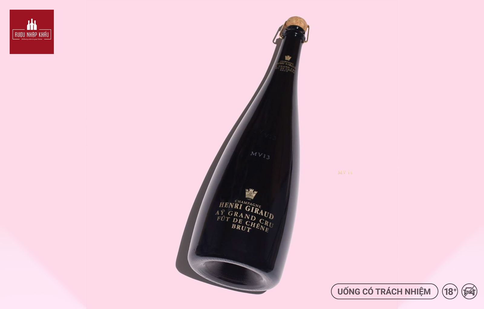 Địa chỉ mua rượu Champagne Henri Giraud Aÿ Grand Cru Brut MV 13 uy tín 2