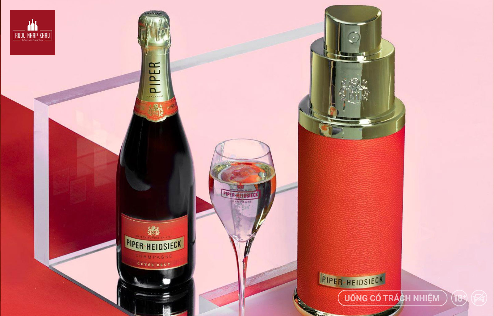Địa chỉ mua rượu sâm panh Champagne Piper-Heidsieck Brut uy tín 2