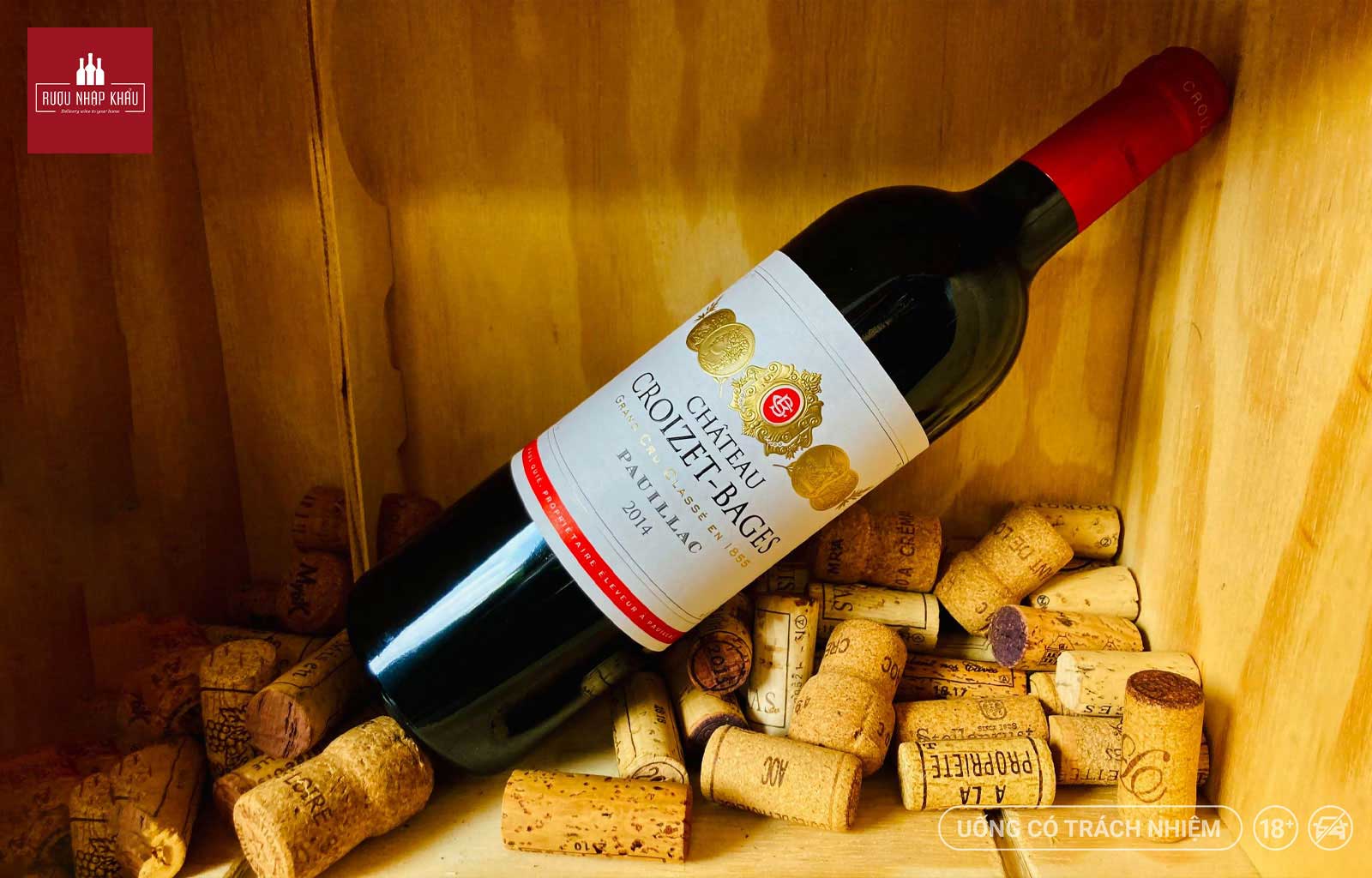 Địa chỉ mua rượu vang đỏ Château Croizet-Bages tại Hà Nội 2