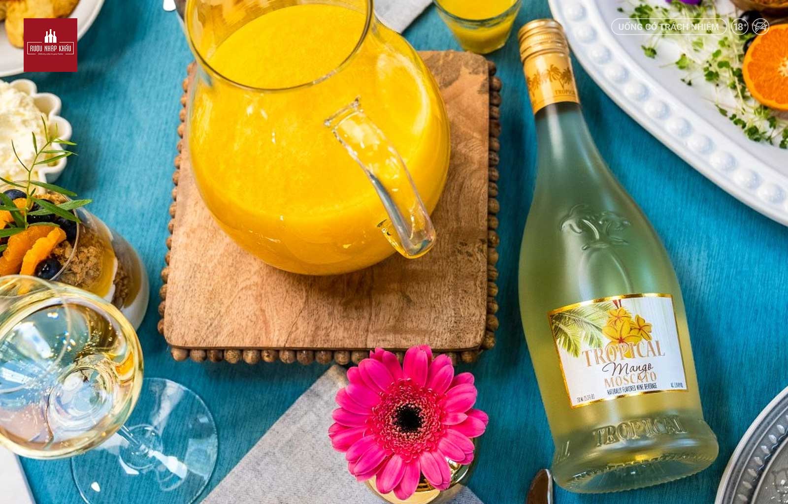 Địa chỉ mua rượu vang ngọt Tropical Mango Moscato tin cậy 2