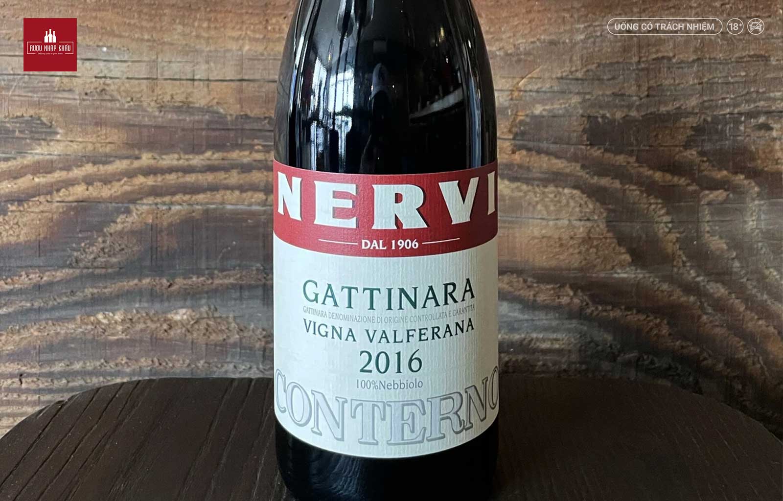 Địa chỉ mua rượu vang Ý Conterno Nervi Gattinara Vigna Valferana chính hãng 1