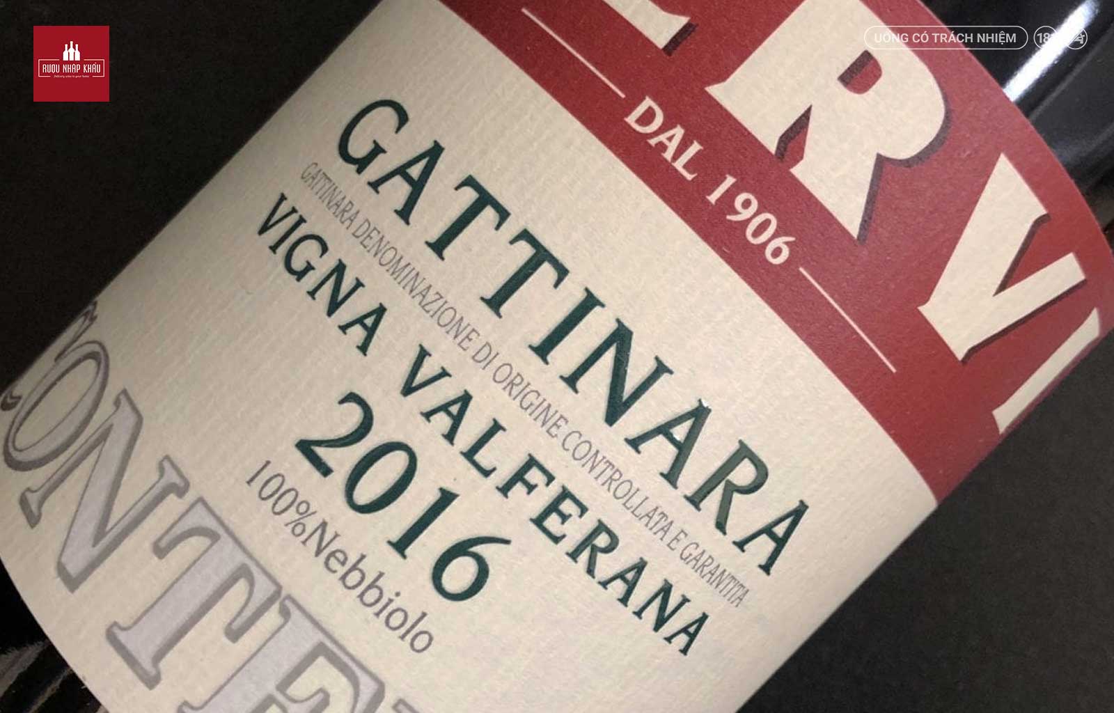 Địa chỉ mua rượu vang Ý Conterno Nervi Gattinara Vigna Valferana chính hãng 2