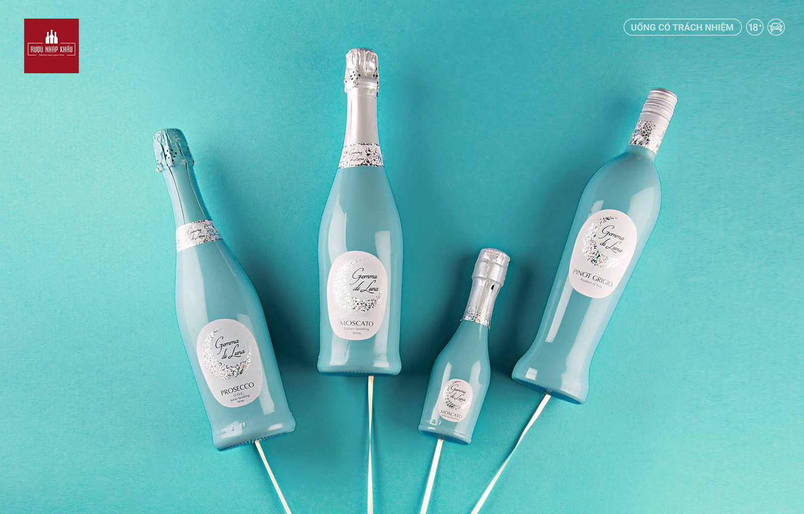 Gemma Di Luna Moscato Vino Spumante - chai rượu vang sủi thơm ngon khó cưỡng 2