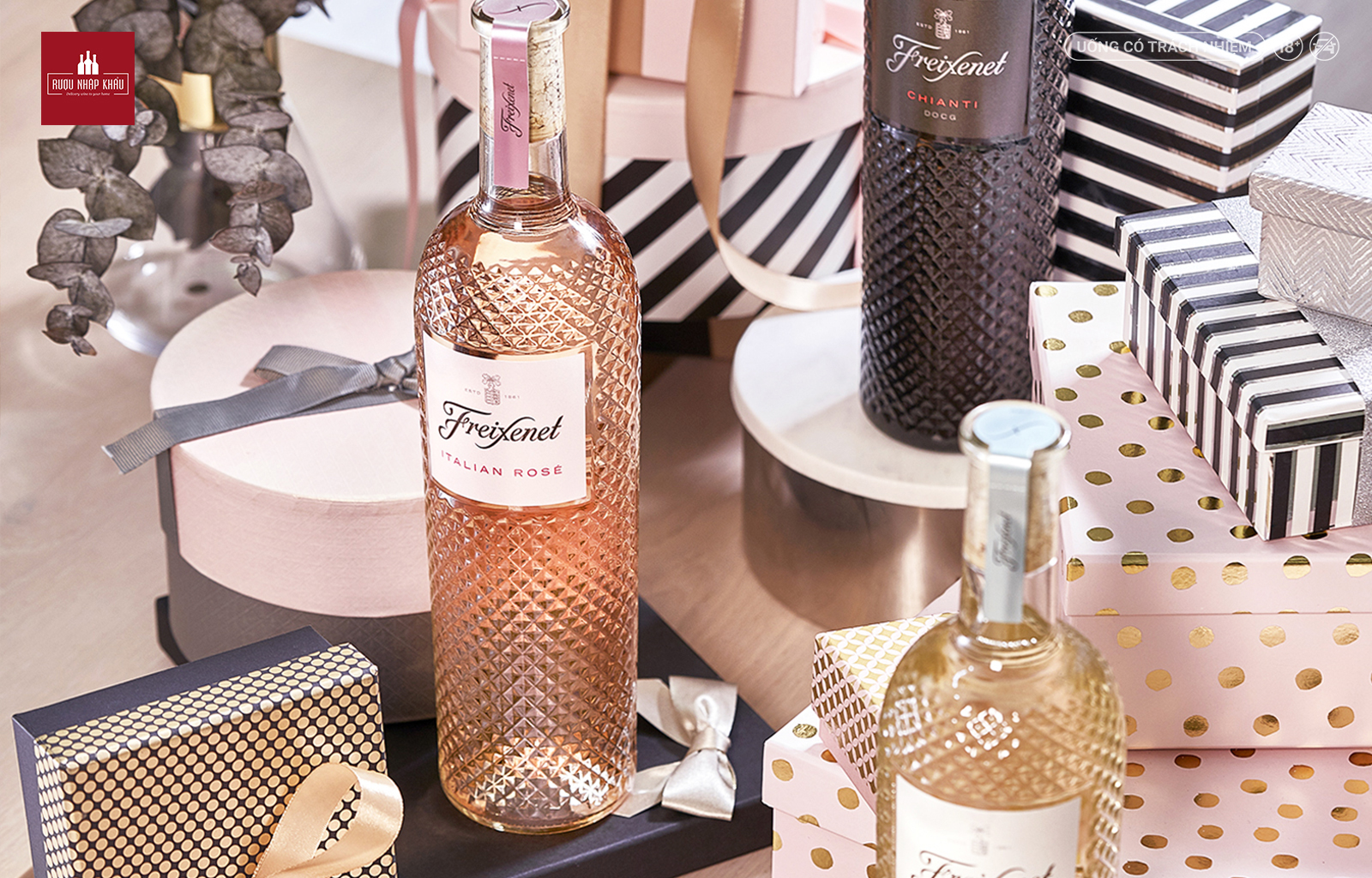 Hương vị thơm ngon đặc biệt của rượu vang Ý Freixenet Rosato Veneto 1