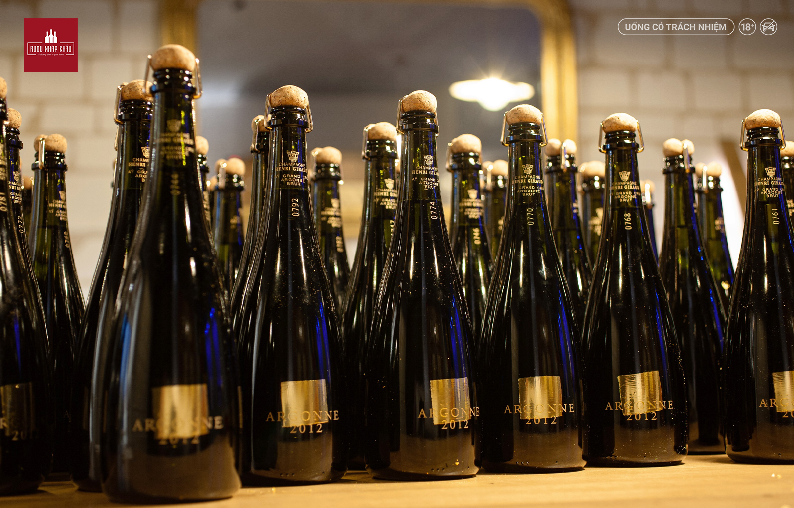 Hương vị thơm ngon khó cưỡng của rượu Champagne Aÿ Grand Cru ARGONNE 2