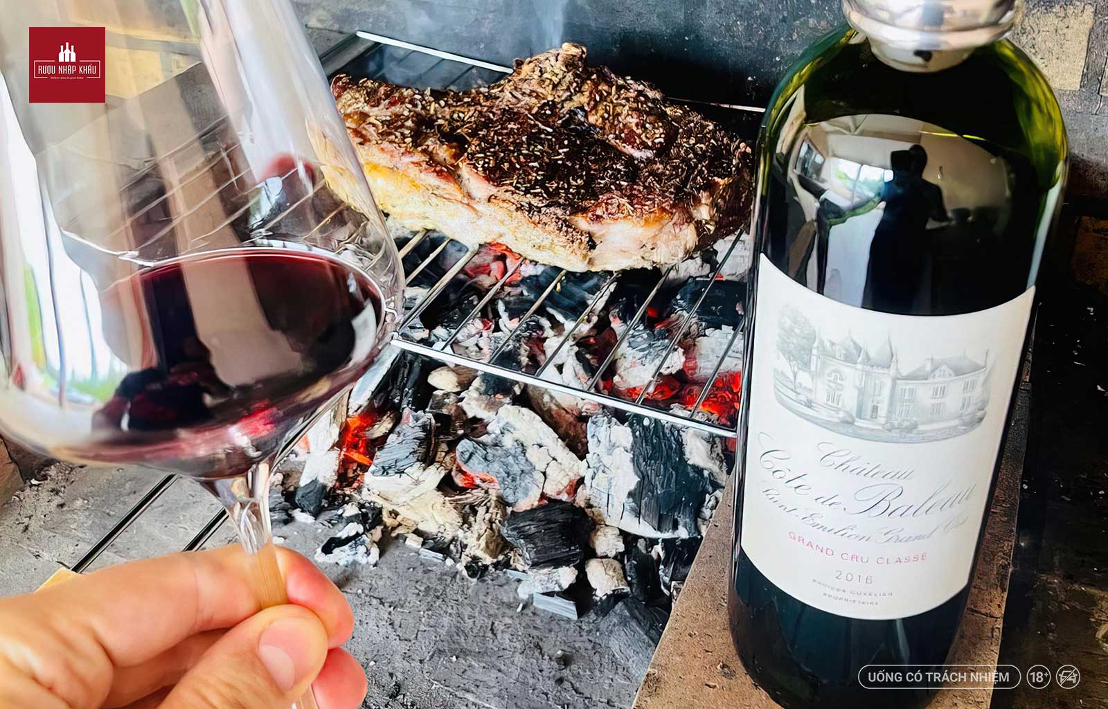 Hương vị vang Pháp Chateau Cote de Baleau 2