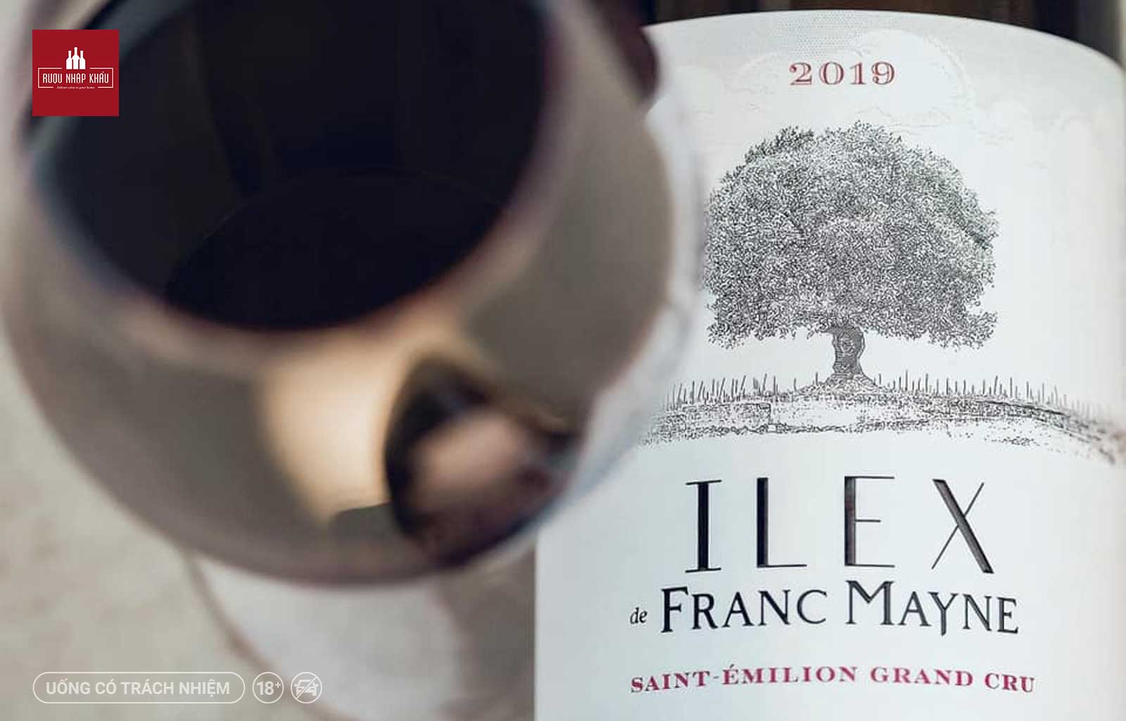 Khám phá mới vang Bordeaux với combo ưu đãi đặc biệt - Ilex de Franc-Mayne
