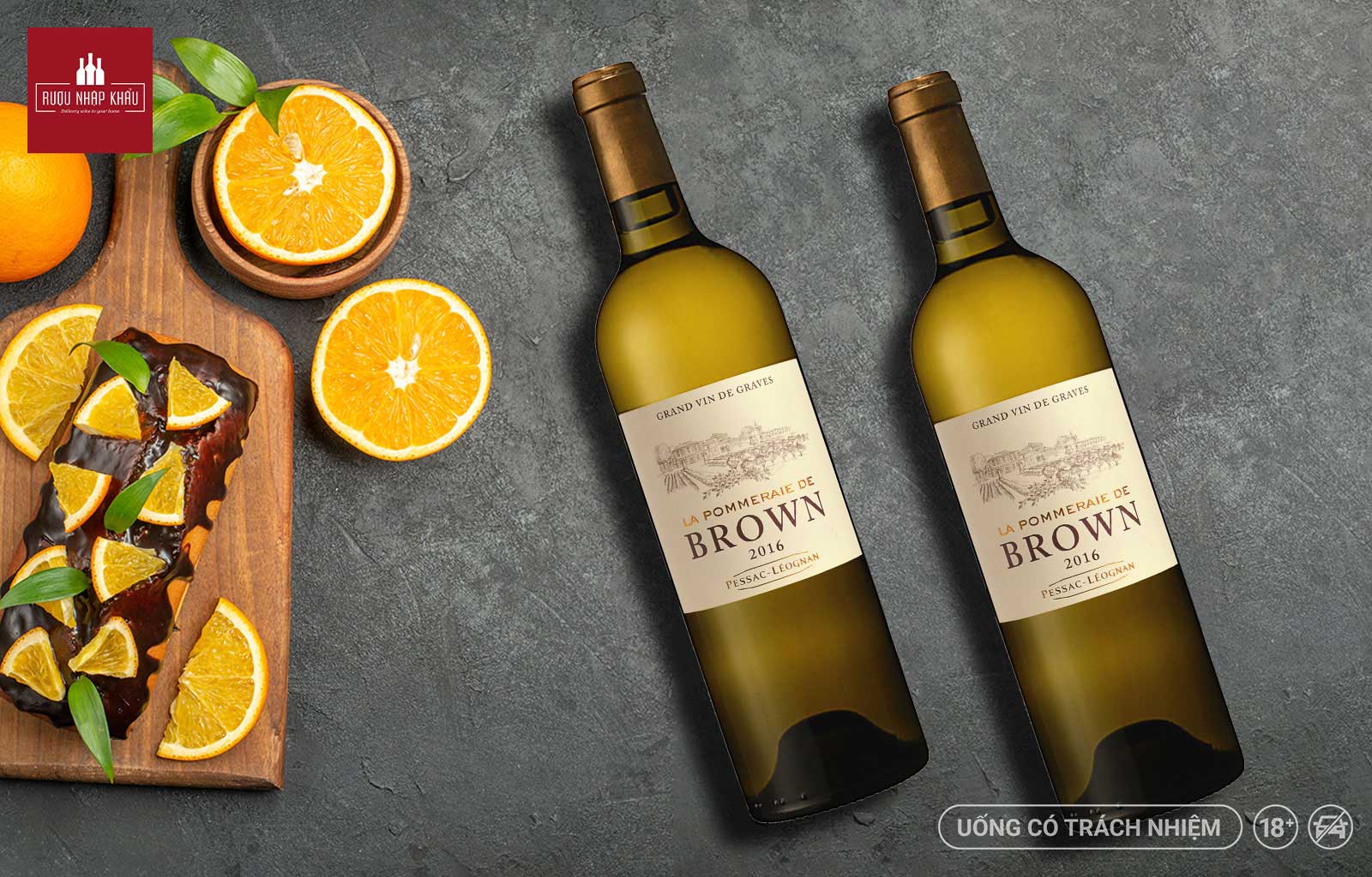 Khám phá nguồn gốc rượu vang trắng La Pommeraie de Brown White 2