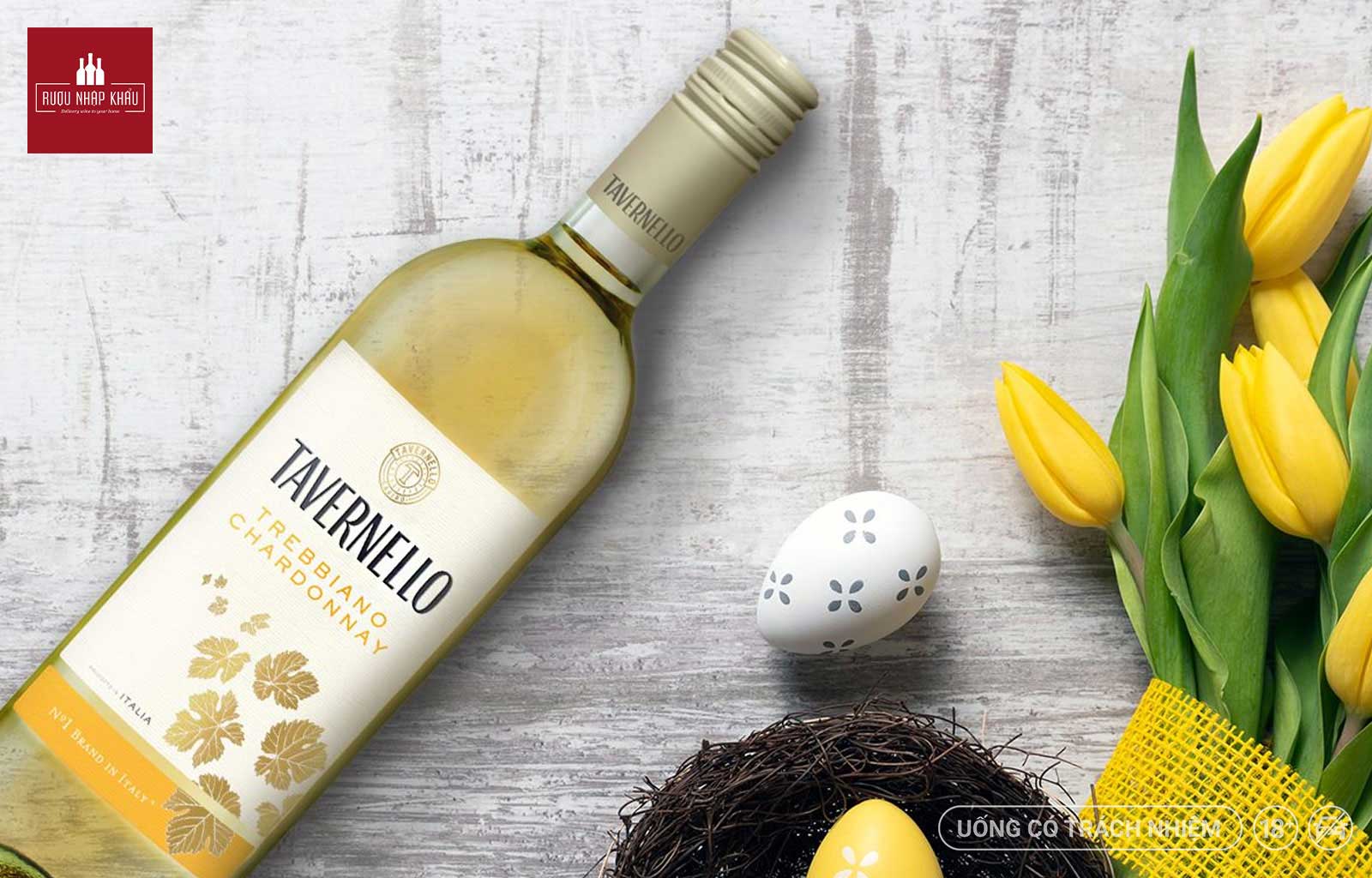Mua rượu vang trắng Tavernello Trebbiano Chardonnay chính hãng ở đâu 1