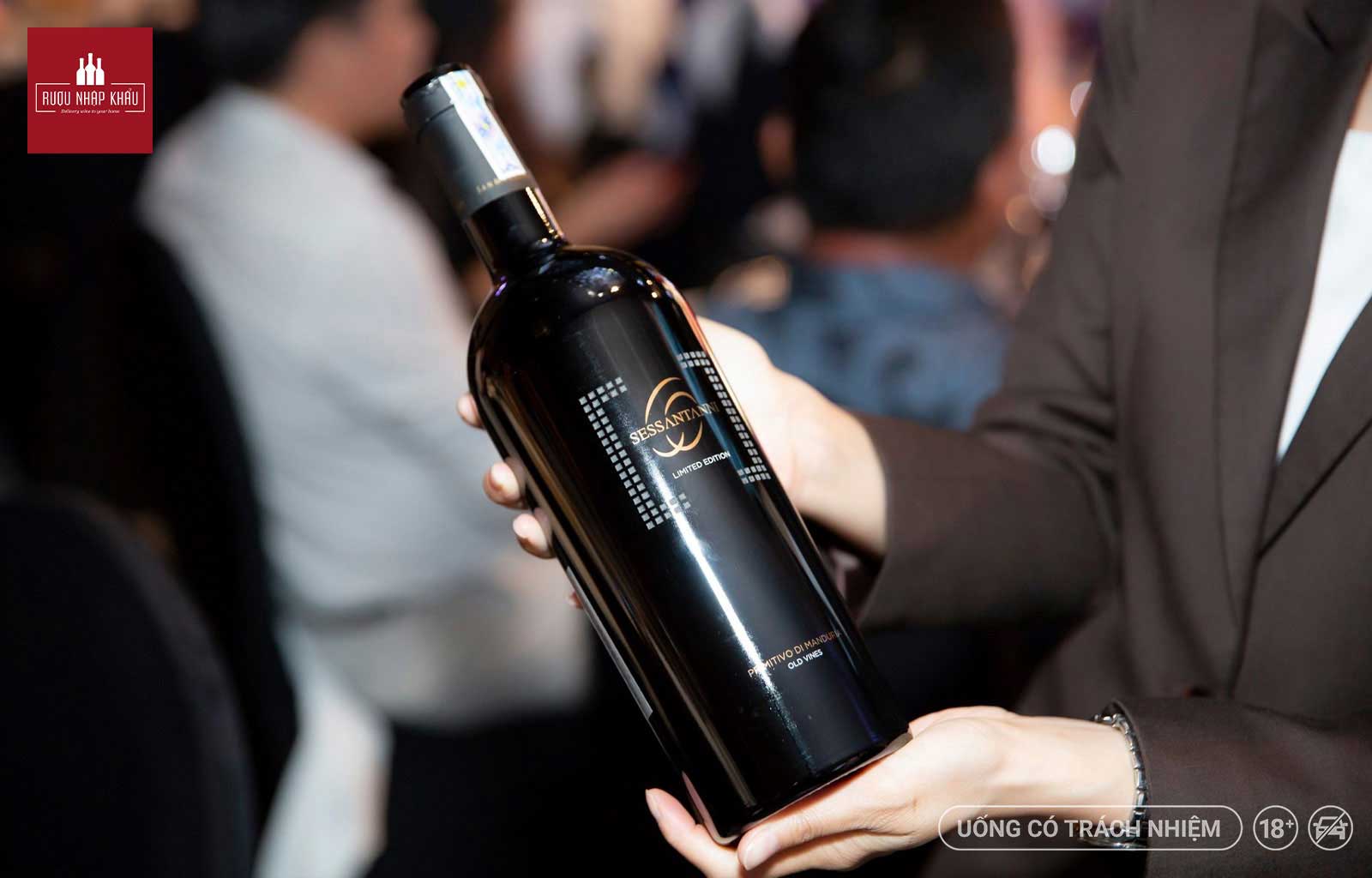 Mua rượu vang Ý 60 Sessantanni Primitivo hảo hạng qua mạng online 1