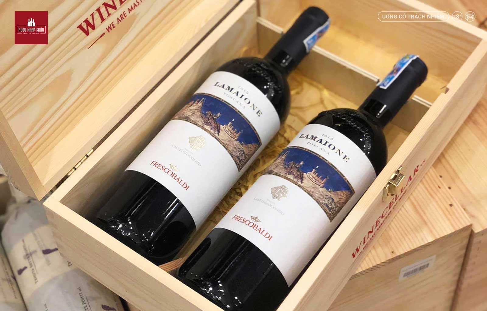 Mua rượu vang Ý Castelgiocondo Lamaione ở đâu 2