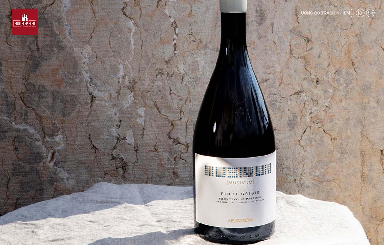 Musivum Pinot Grigio - chai rượu vang trắng nhất định bạn phải thử 2