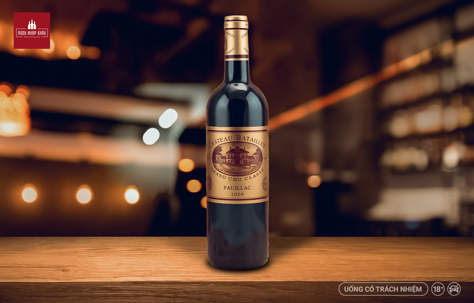Những dòng rượu vang Pháp đẳng cấp cho mọi bữa tiệc - Chateau Batailley