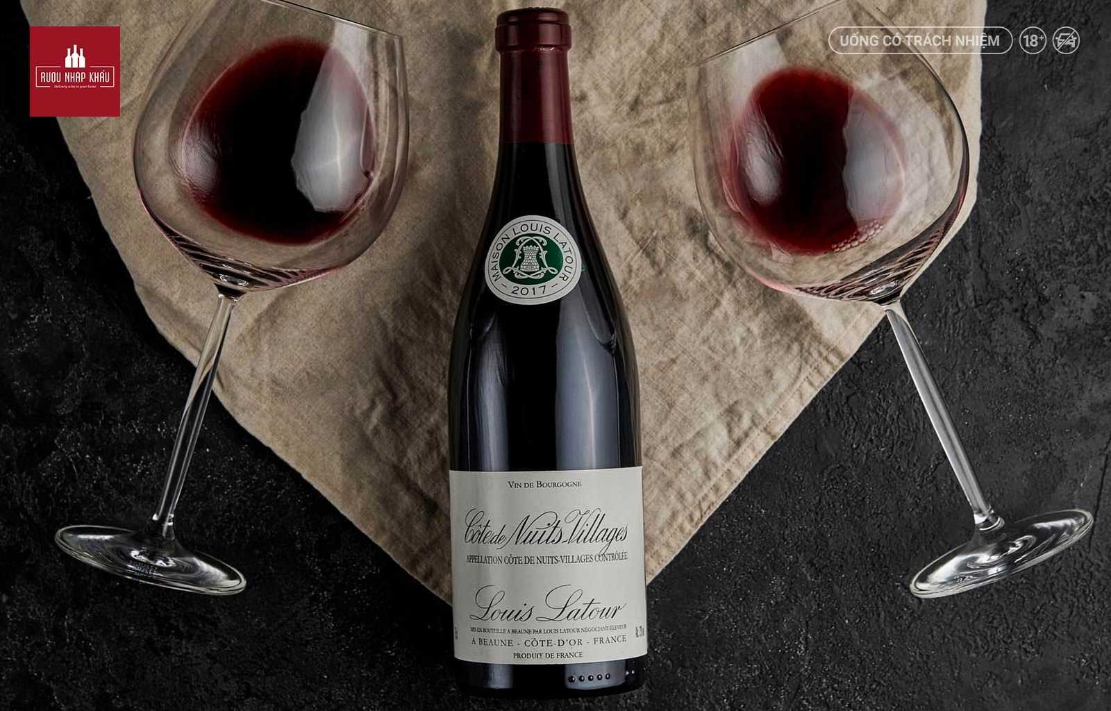 Quà tặng rượu vang theo ngũ hành cho dịp Tết 2022 - Louis Latour Côte De Nuits-Villages cho mệnh Kim