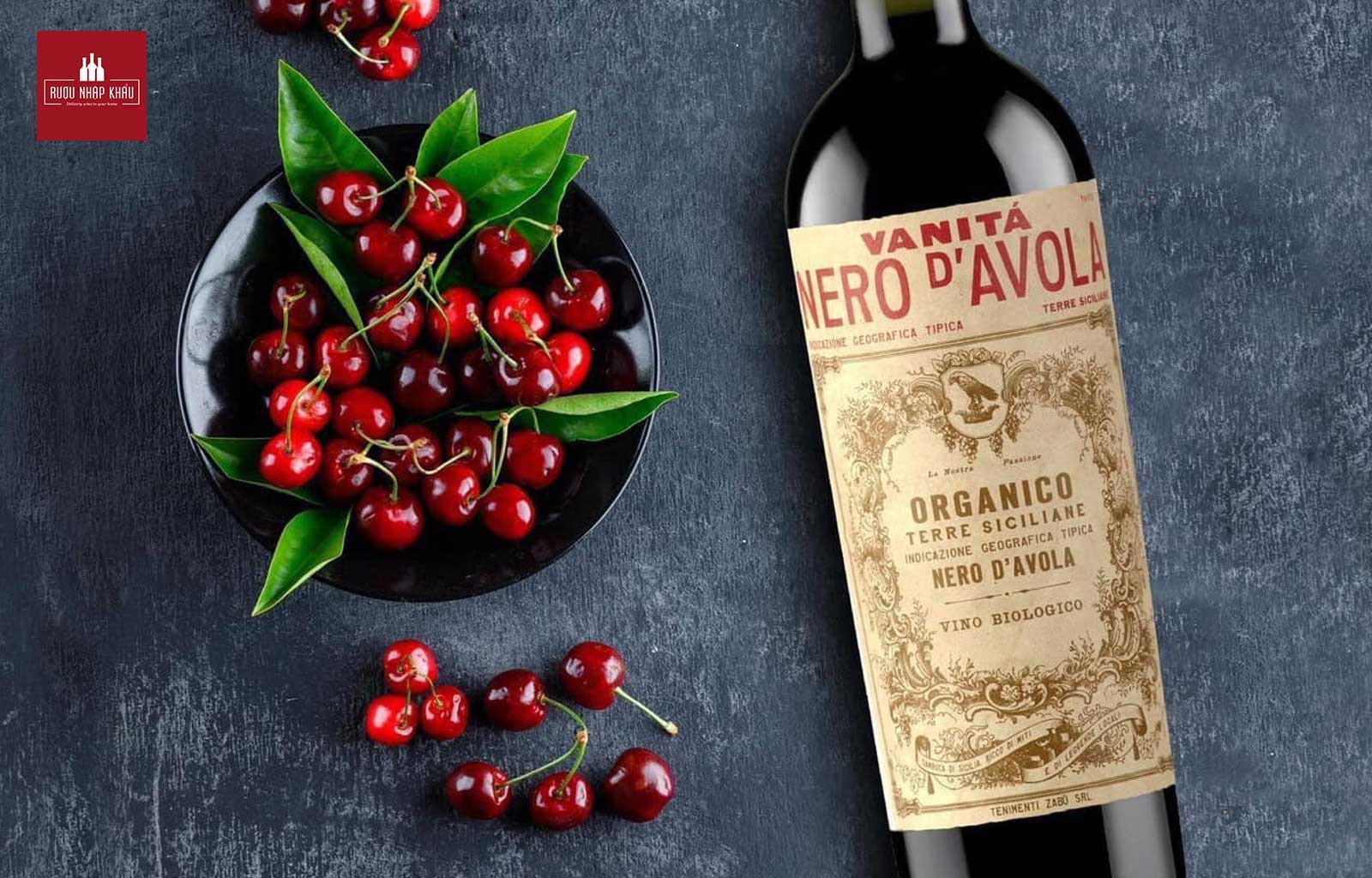 Quà tặng rượu vang theo ngũ hành cho dịp Tết 2022 - Nero d'Avola cho mệnh Thủy