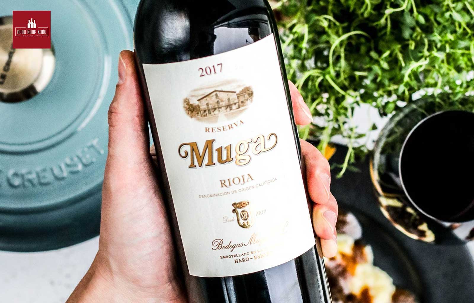Quà tặng rượu vang theo ngũ hành cho dịp Tết 2022 - Muga Rioja Reserva cho mệnh Hỏa