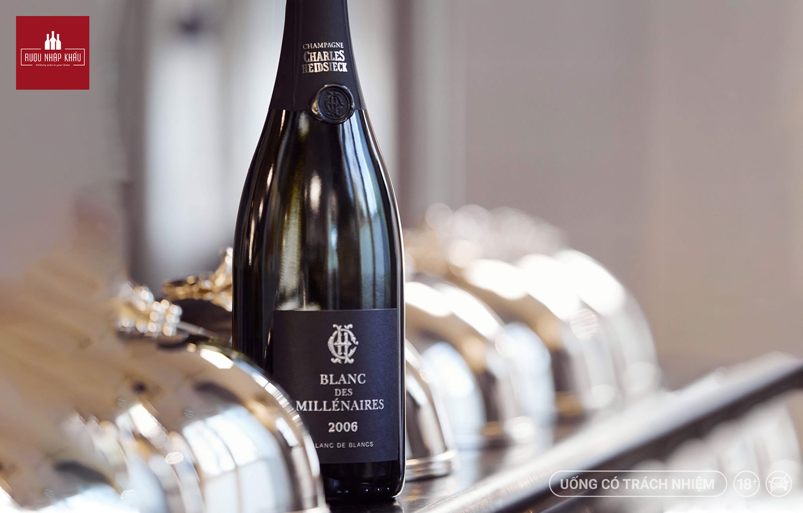 Rượu Champagne Charles Heidsieck Blanc Des Millénaires 2006 - Món quà tặng ý nghĩa cho dịp đặc biệt 2