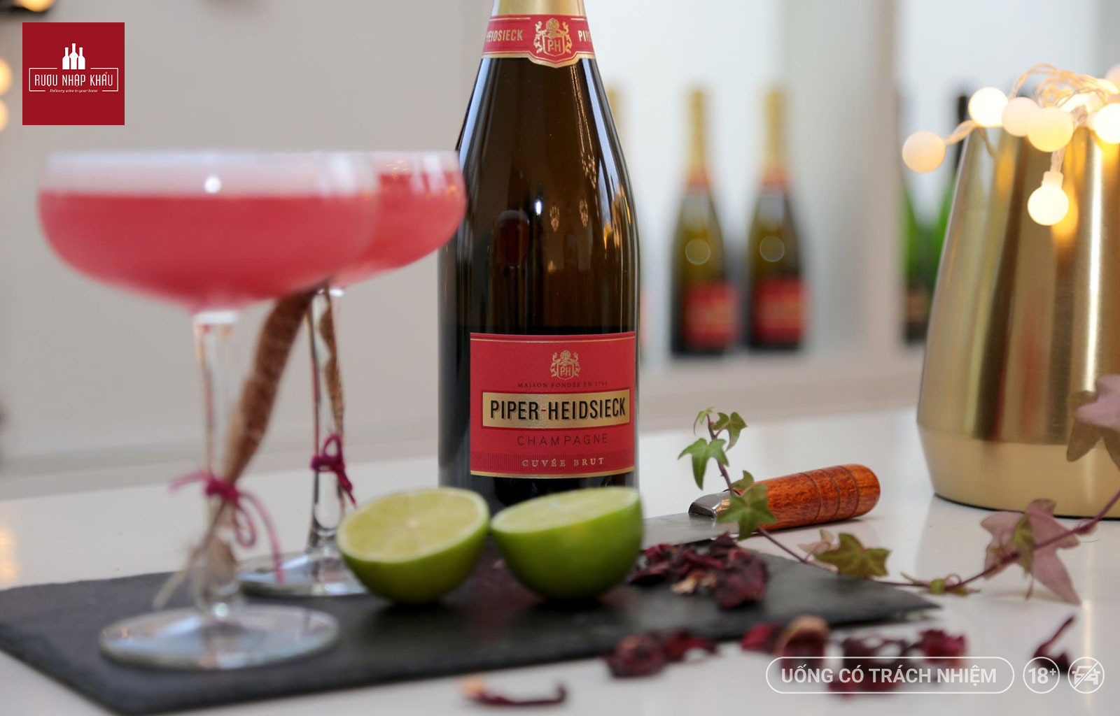 Rượu Champagne Piper-Heidsieck Cuvée Brut - Món quà biếu dịp tết Trung thu hoàn hảo 2