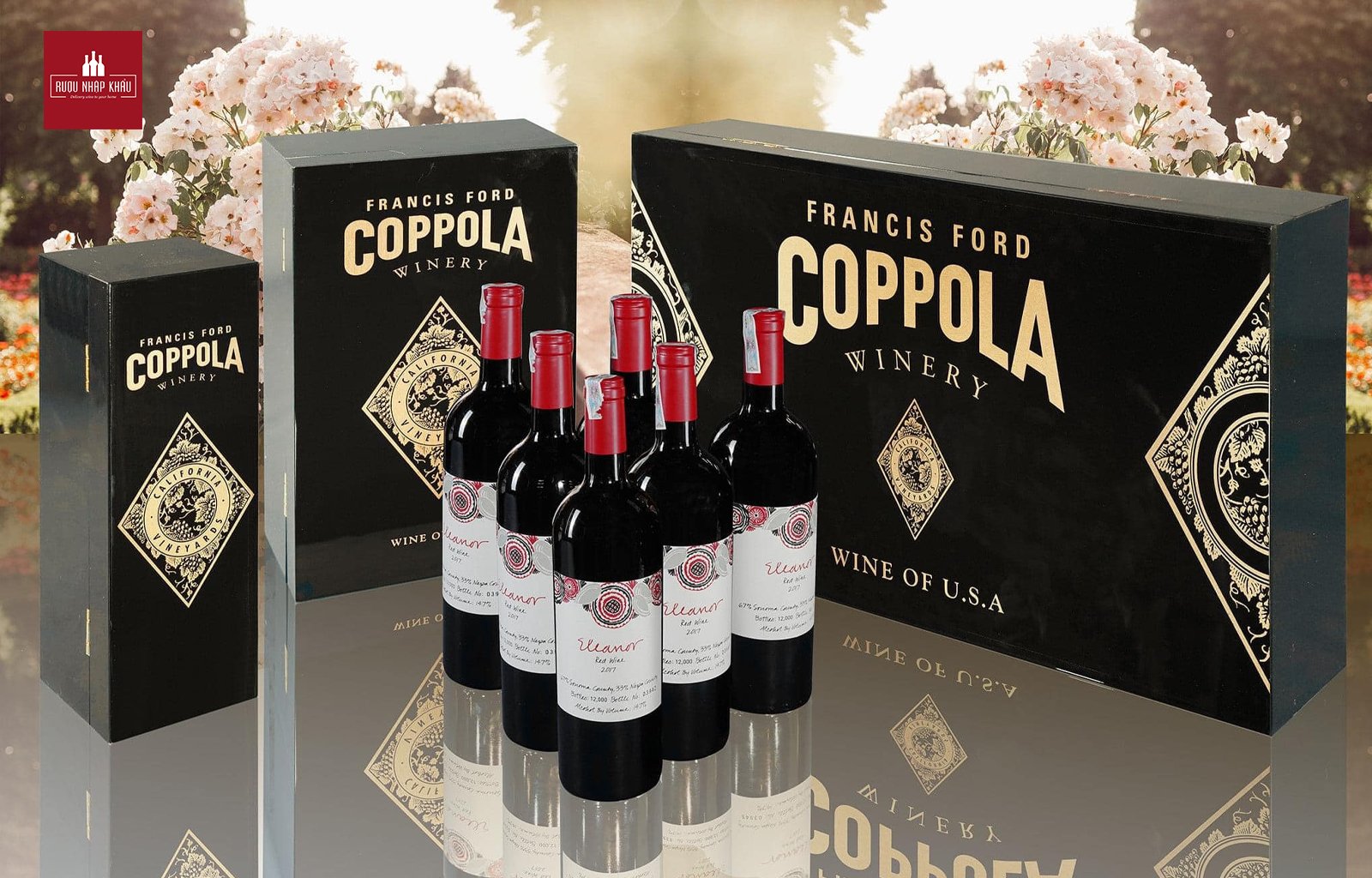 Rượu vang thơm ngon - Quà tặng Valentine cho người yêu - Coppola Eleanor