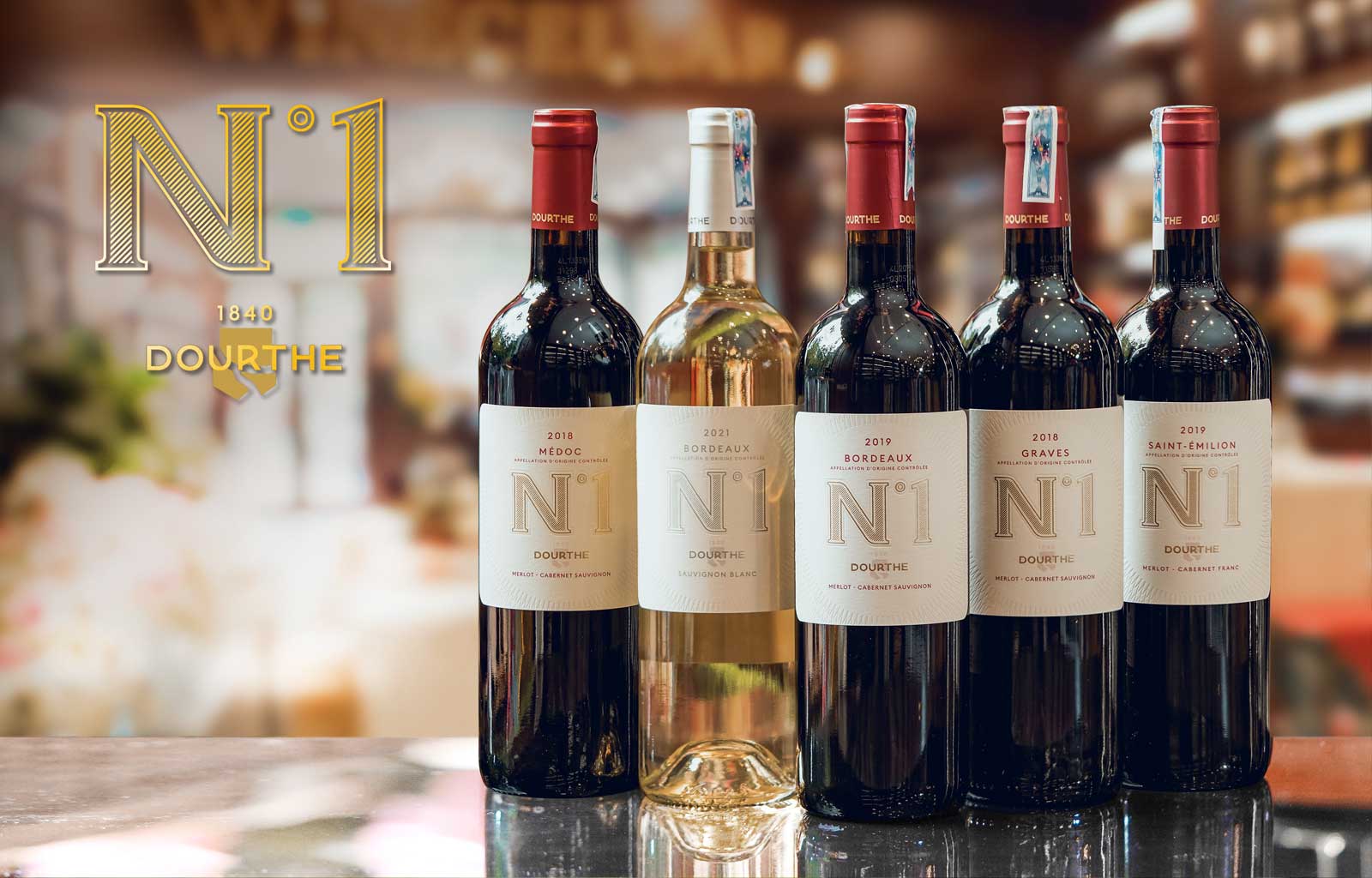 Rượu vang trắng Dourthe N°1 Blanc giá tốt cho mùa hè 2