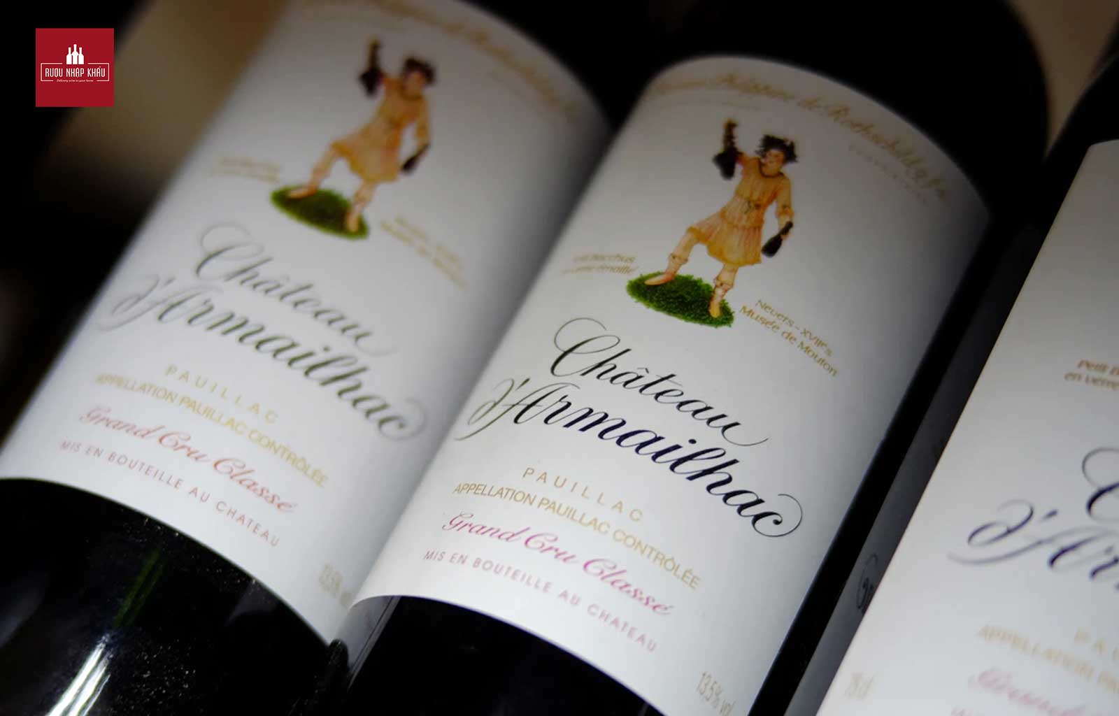 Thưởng thức hương vị tinh tế của rượu vang Pháp Château d'Armailhac 1