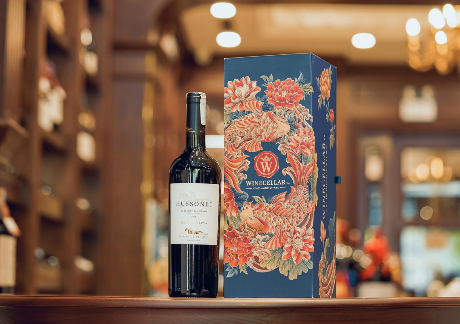 Rượu vang Chile Hussonet Cabernet Sauvignon 2019