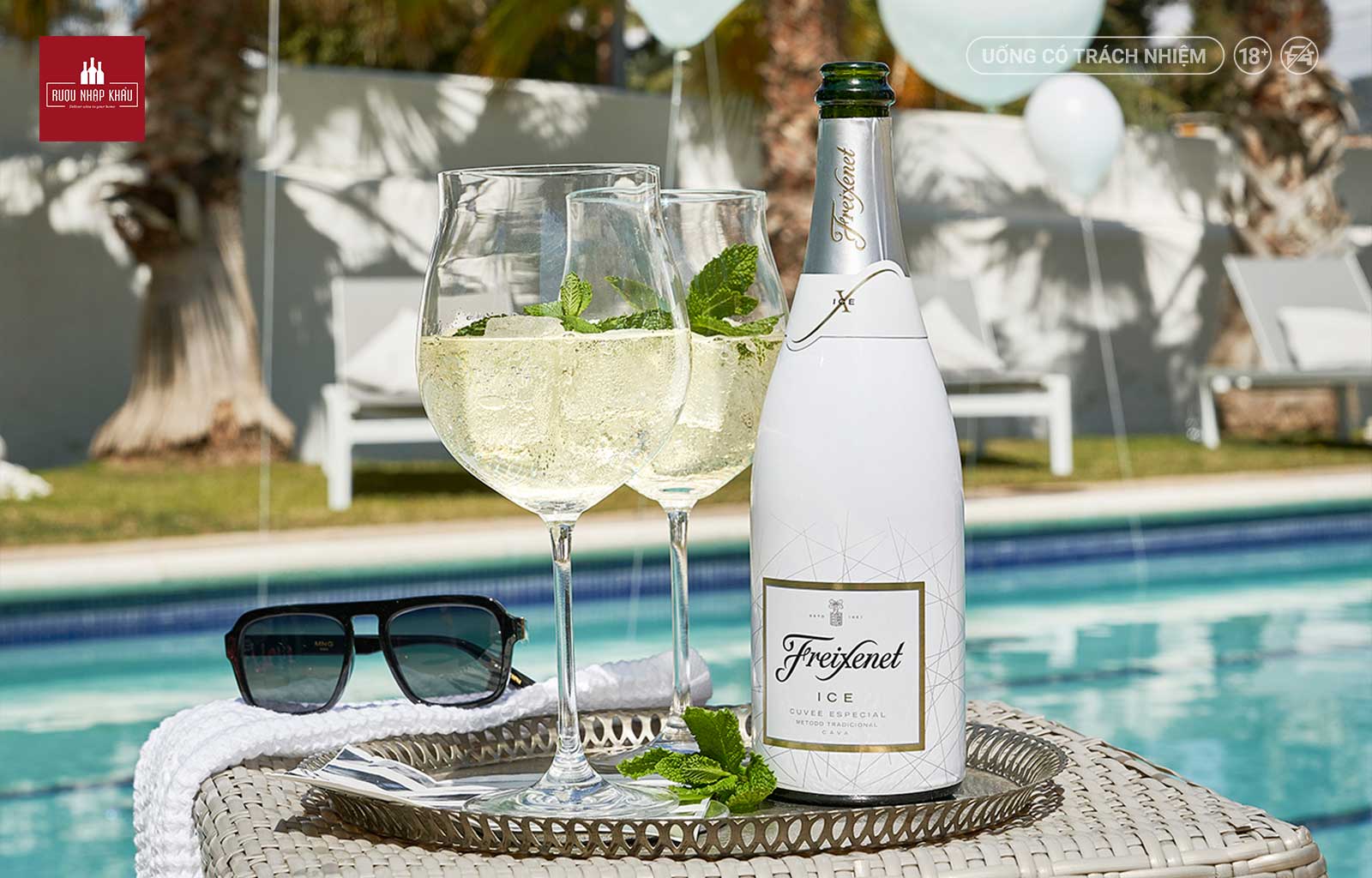 Top 5 chai rượu vang sủi giá tốt cho mùa hè - Freixenet Ice