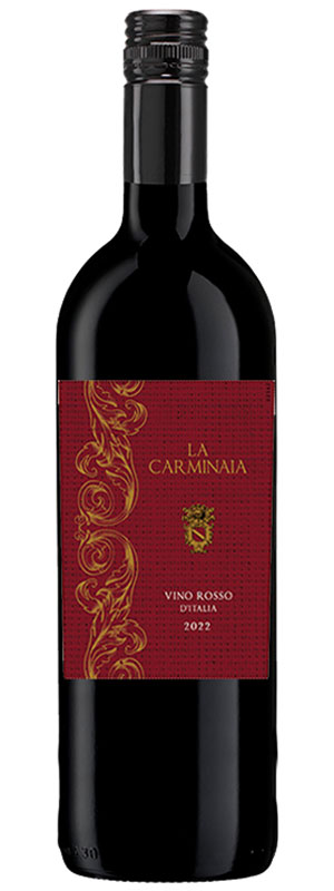 Rượu Vang Đỏ La Carminaia Vino Rosso D'italia 2022