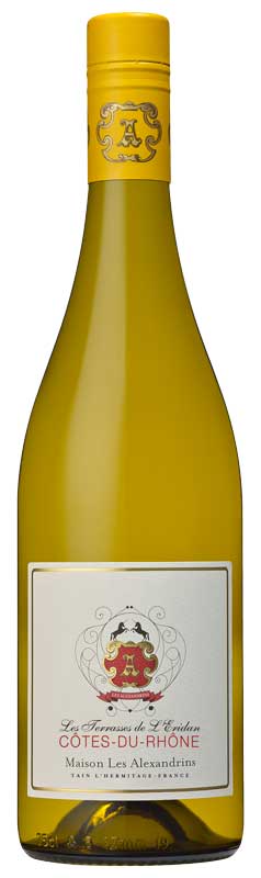 Rượu Vang Trắng Les Terrasses De L’eridan Côtes-Du-Rhône Blanc 2021