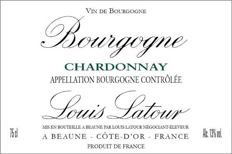 Rượu Vang Trắng Louis Latour Bourgogne Chardonnay