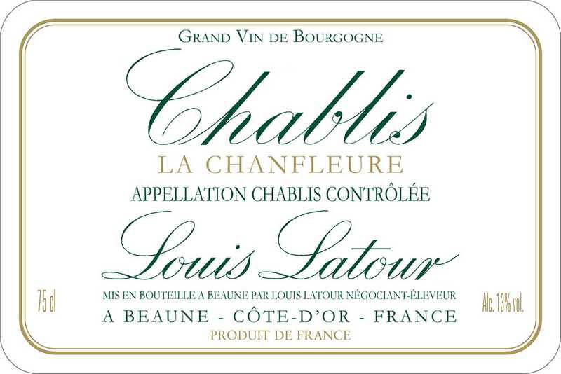 Rượu Vang Trắng Louis Latour Chablis La Chanfleure
