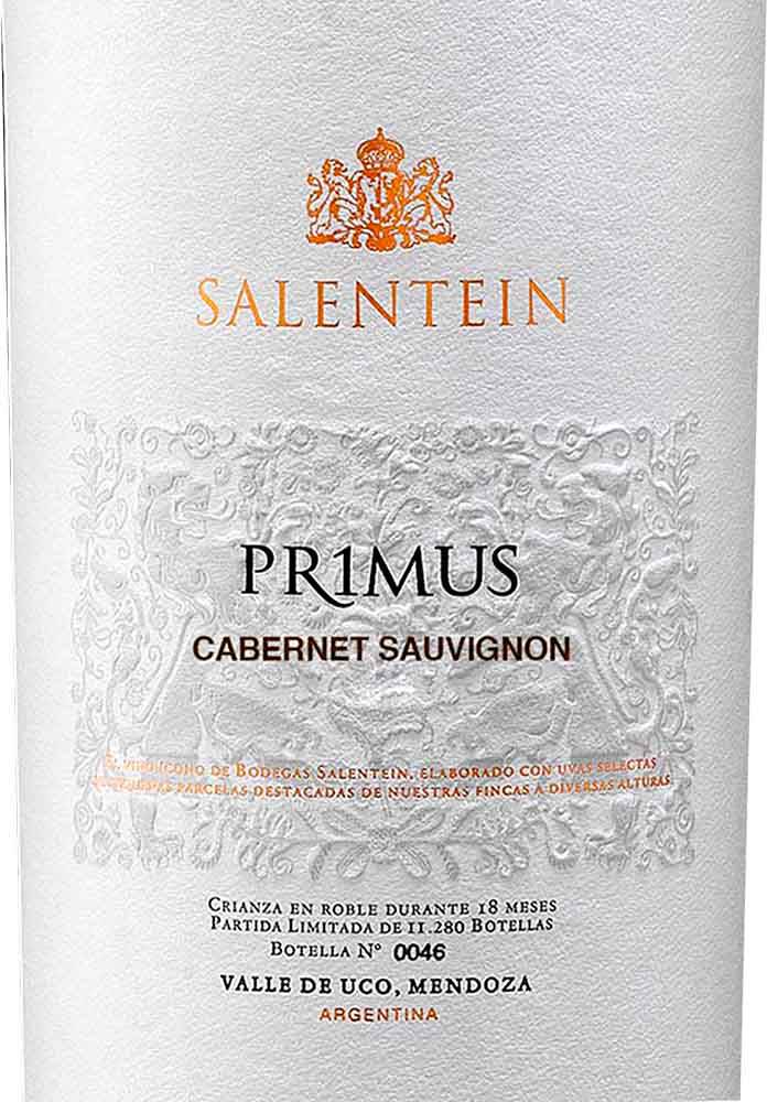 Rượu Vang Đỏ Salentein Primus Cabernet Sauvignon