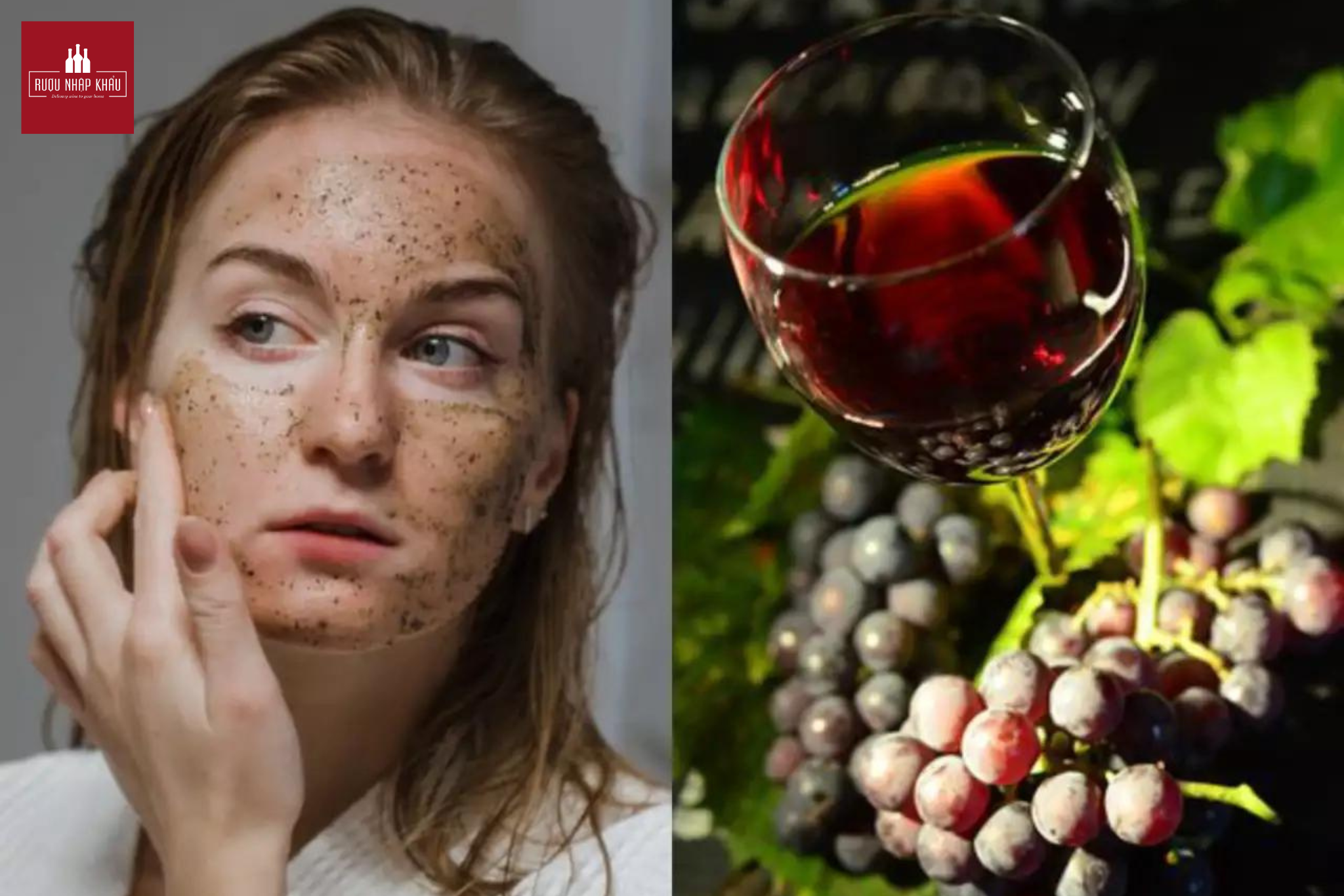 Rượu vang đỏ: Thần dược cho làn da của bạn?
