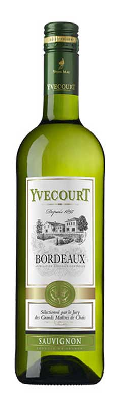 Rượu Vang Trắng Yvecourt Bordeaux Blanc 2020