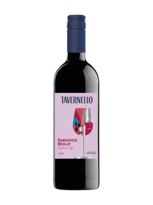 Rượu Vang Đỏ Tavernello Sangiovese Merlot Rubicone